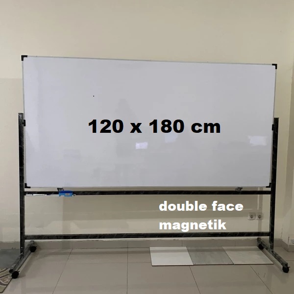 

Whiteboard standing double face magnet 120 x 180