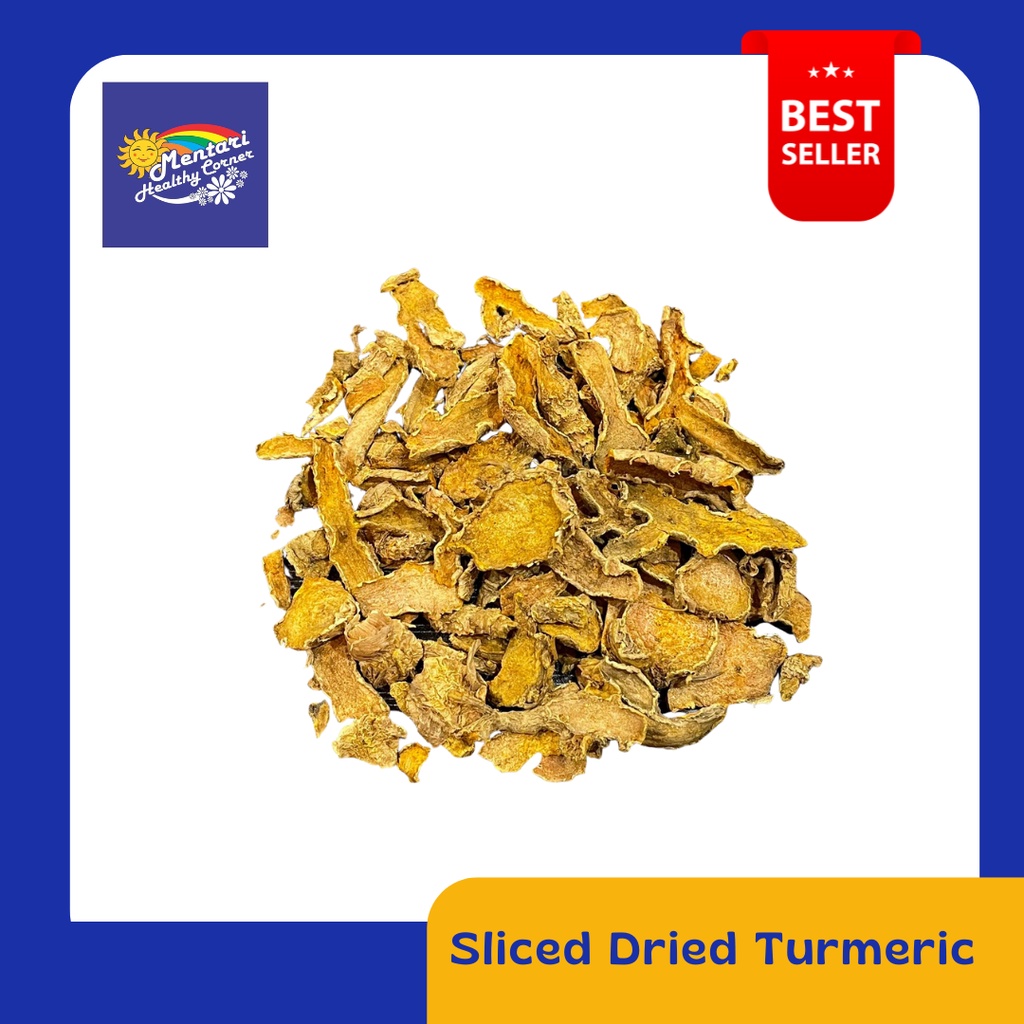 Kunyit Iris Kering 1kg / Sliced Dried Turmeric 1kg