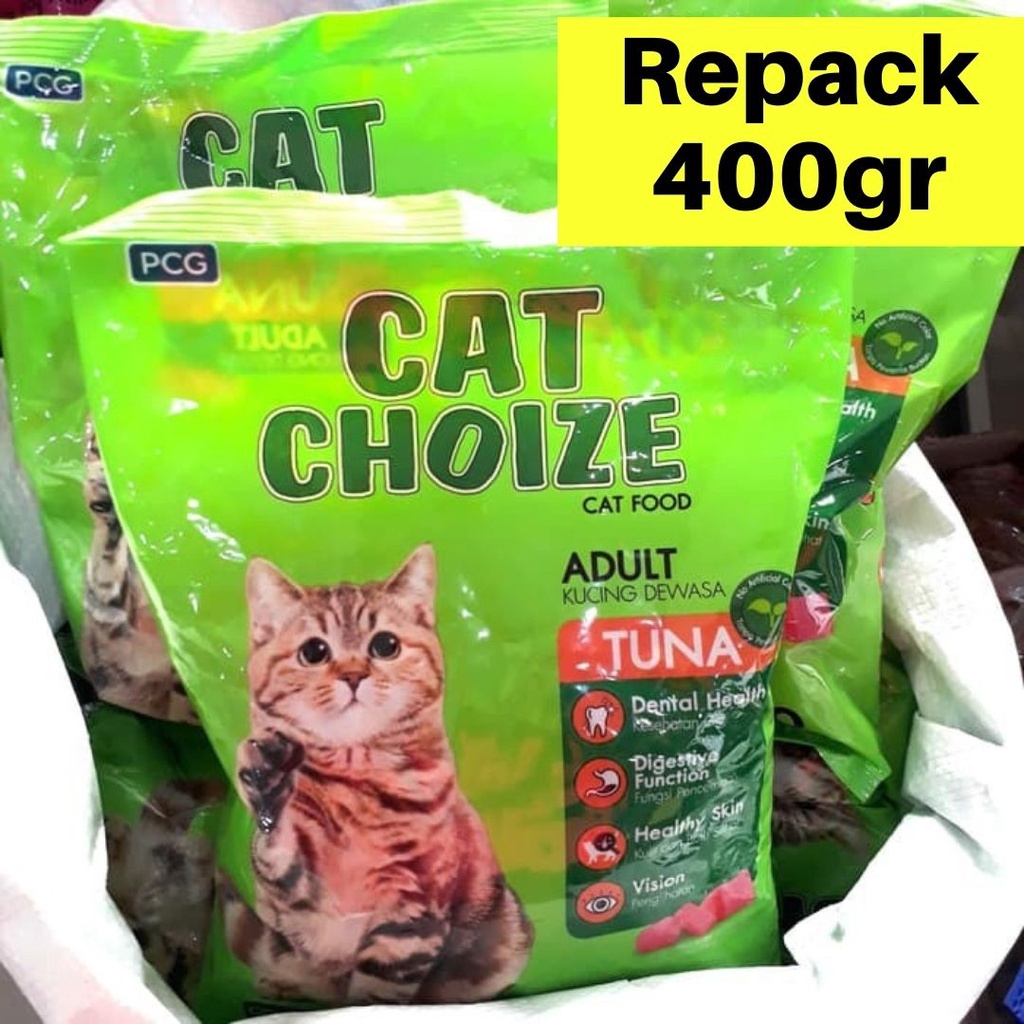 Makanan Kucing CAT CHOIZE Adult 400 Gram - Cat Choice Cat Food Murah - Cat Choize Adult salmon 400 gram - Cat Choize Adult Tuna FEZONE