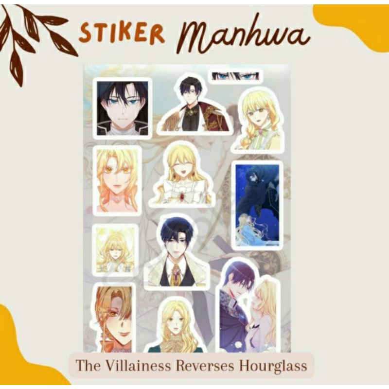 

Sticker Manhwa The Villainess Waterproof Reverse Hourglass/Stiker A6 Anti Air komik anime korea murah Aria Asterion