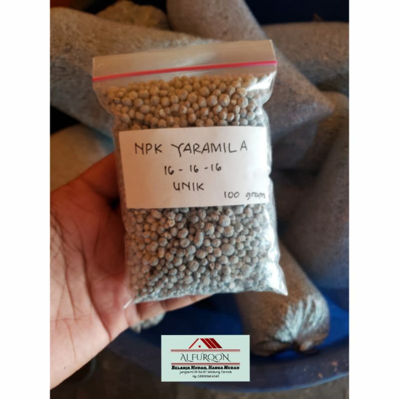 Pupuk NPK Mutiara YARAMILA repack 100 gram