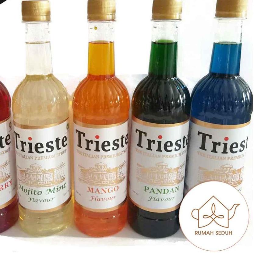 

✿ Trieste Italian Syrup 650mL - Tea and Mojito Syrup- Banana, Blue Curacao, Lychee, Mango, Mint, dll ☜