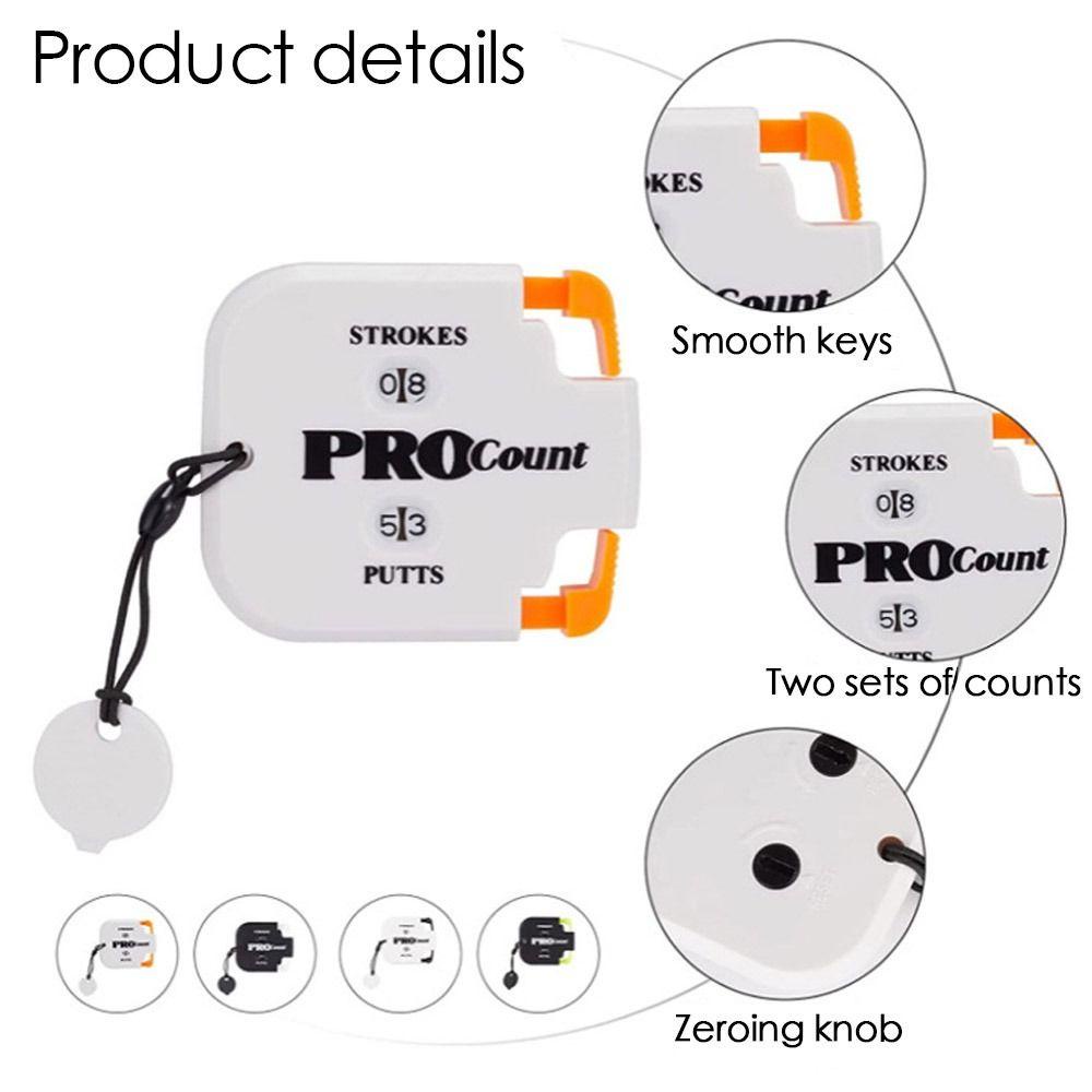 Alat Penghitung Skor Golf Nanas Outdoor Handy Two Digit Putt Score Counter