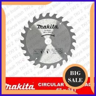 limited stock Gergaji Circle Kayu MAKITA 6 .5 Inch Mata 24 Circular Saw Blade TCT OBRAL 1F