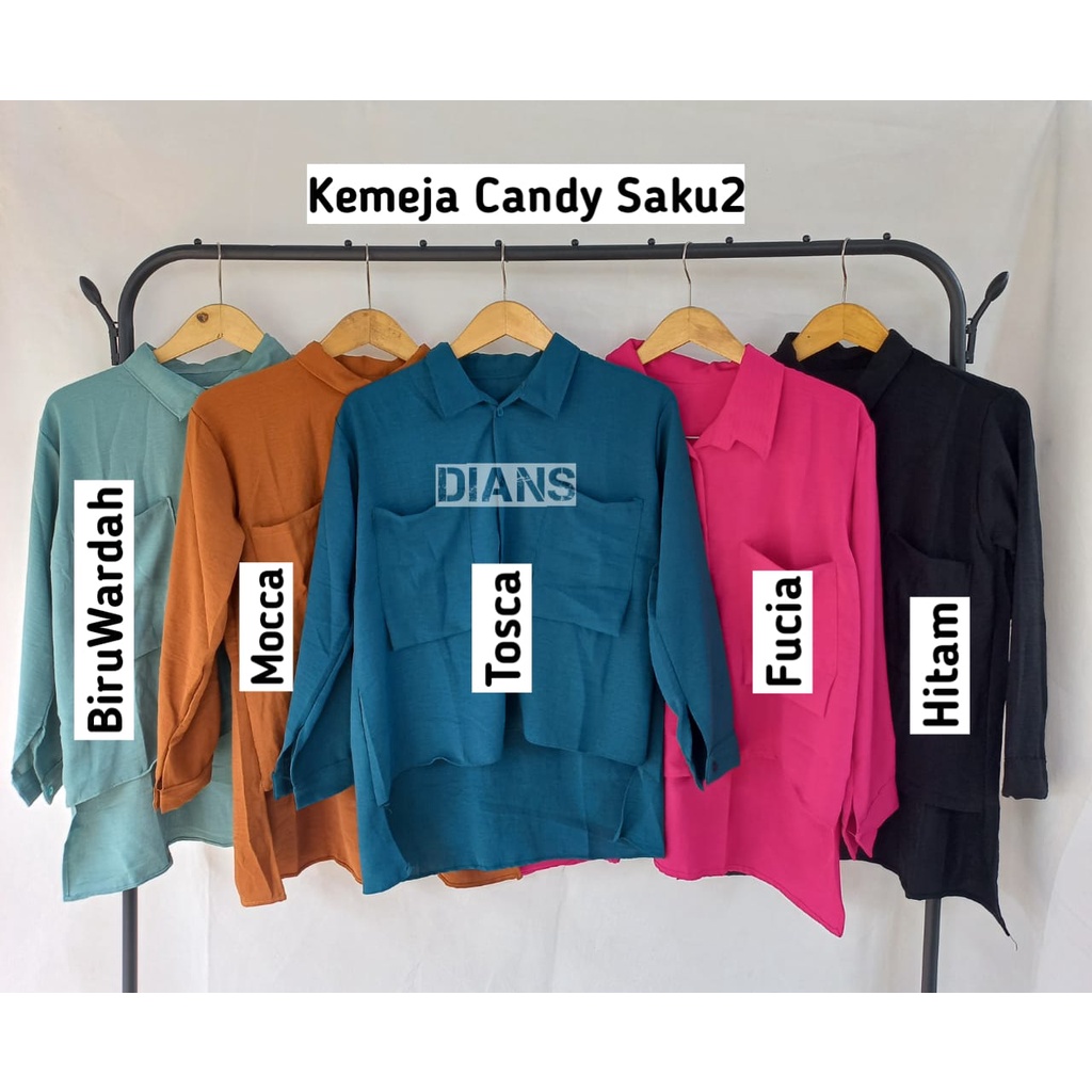 Kemeja Crinkle Best Best seller // Atasan Wanita