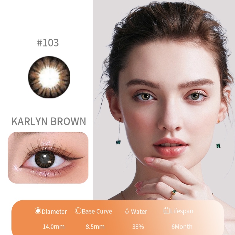 Sepasang Softlens Normal 14.2MM/FREE softlen case