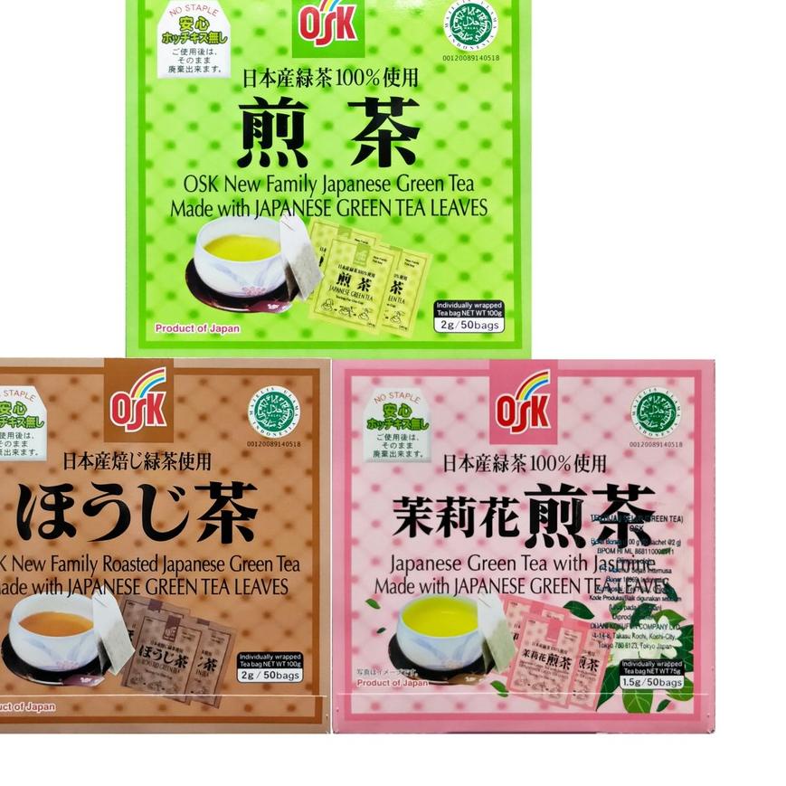 

♀ OSK JAPANESE GREENTEA 50 SACHET HALAL & ♪