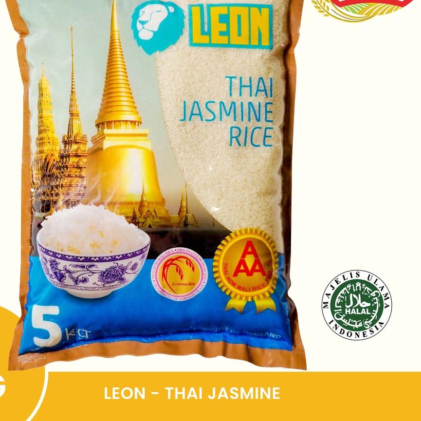 

⅍ Leon Beras Thai Jasmine 5KG ☏