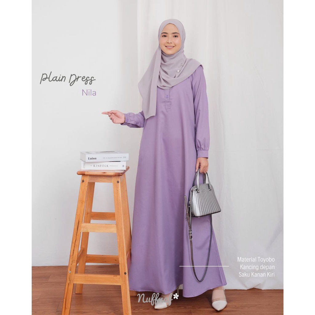 NUFFNAF PLAIN DRESS TOYOBO NILA AUTHENTIC