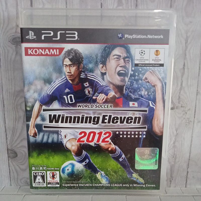 BD CD KASET ORIGINAL PS3 Winning Eleven 2012 JPN Bahasa Jepang lengkap Manual Book
