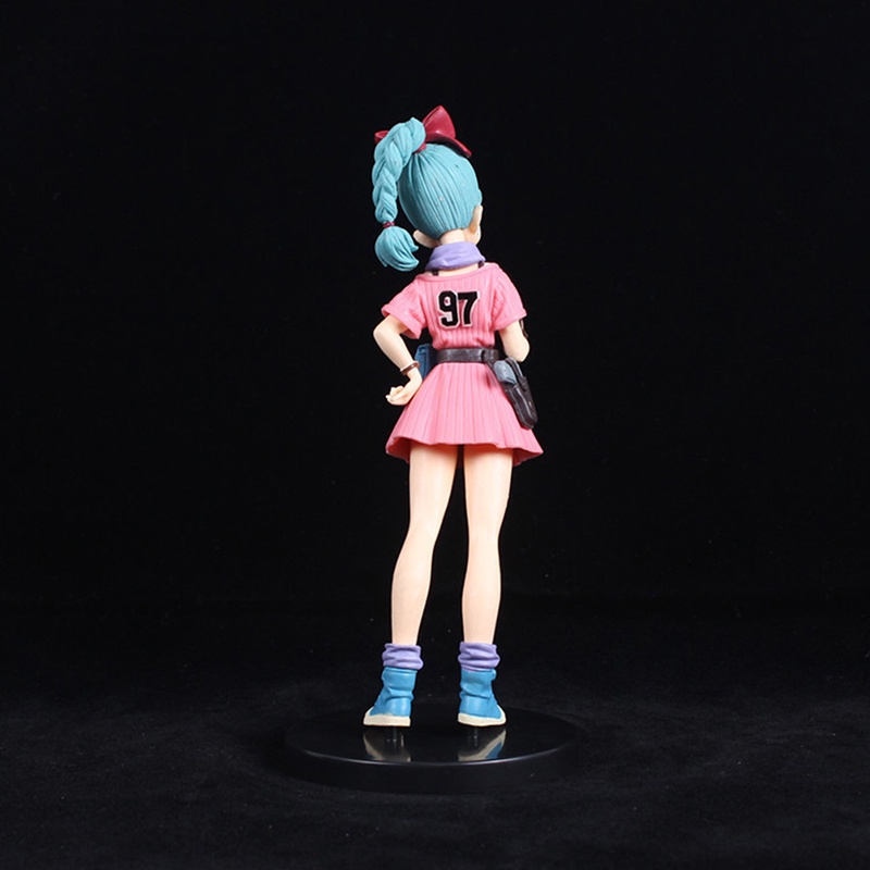 18 cm Anime Dragon Ball Z Bulma Angka Kawaii Gadis Figurine PVC Action Figure Koleksi Patung Hadiah Mainan Untuk Anak