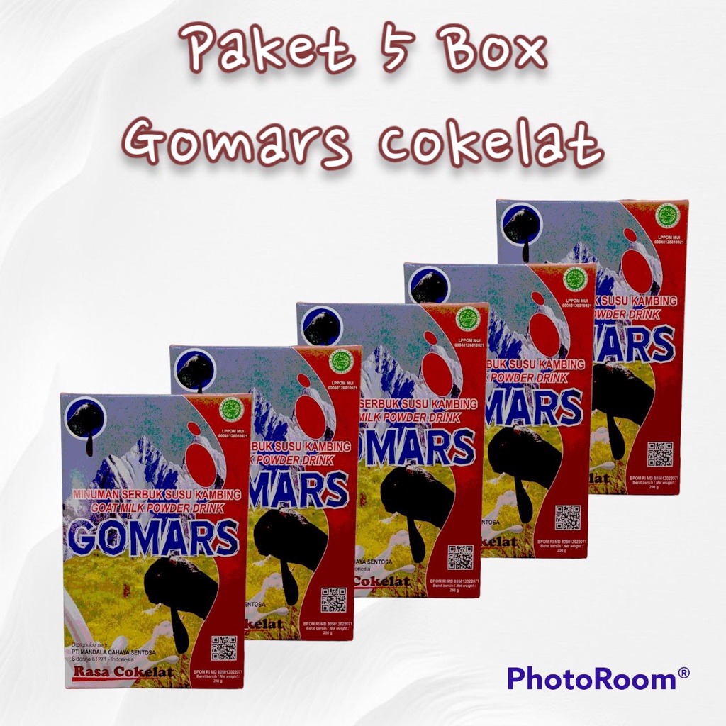 

Gomars Cokelat Susu Kambing Etawa Bubuk Paket 5 Box