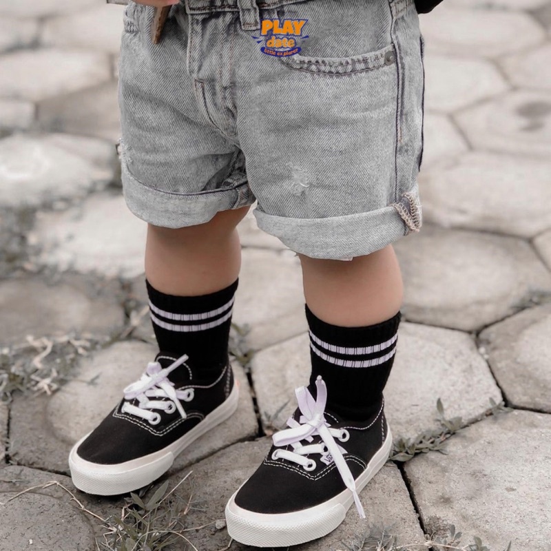 Playdate Kaos Kaki Anak Bayi Laki Laki Cowok Perempuan Cewek Korea Lucu Kaus Kaki Anak Angkle Socks Kaos Kaki Semata Kaki Anak