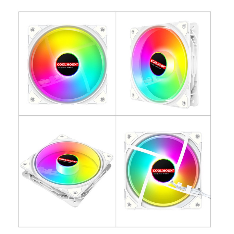 Fan Casing JF1 ARGB PWM 12CM Sync Coolmoon