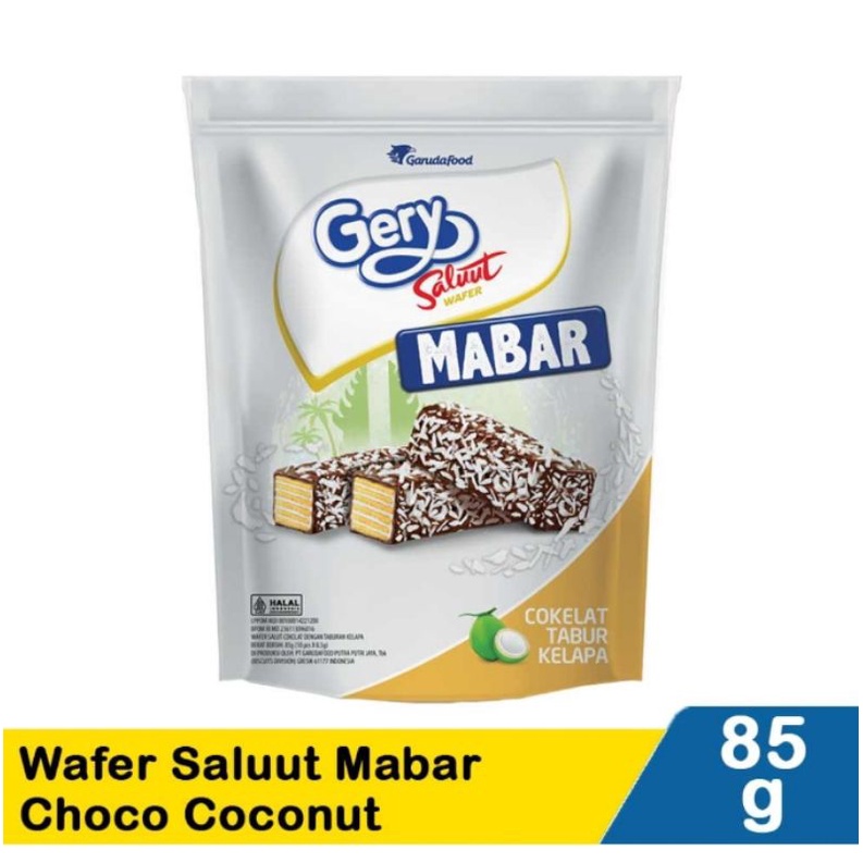 GERRY  WAFER SALUUT MABAAR chcoco coconut 85gr