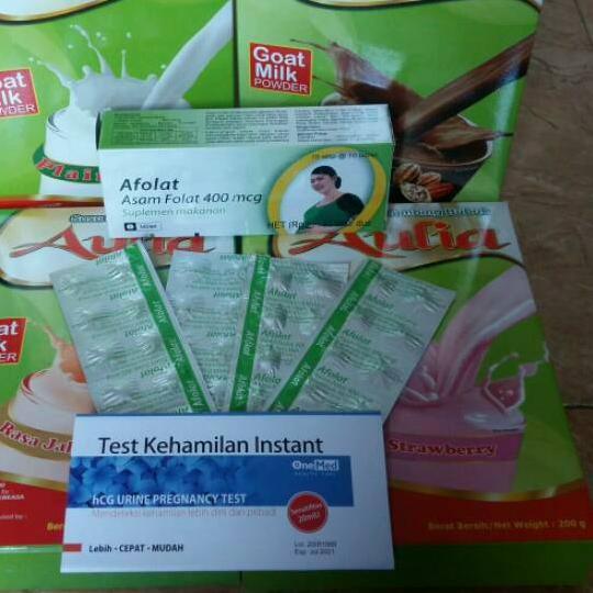 

◌ paket susu aulia + afolat 2 strip (PAKET ) ☂