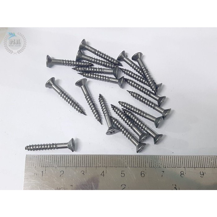 OLS Skrup Kayu Lemari Wood Screw 1 inch skrup kayu overval gembok