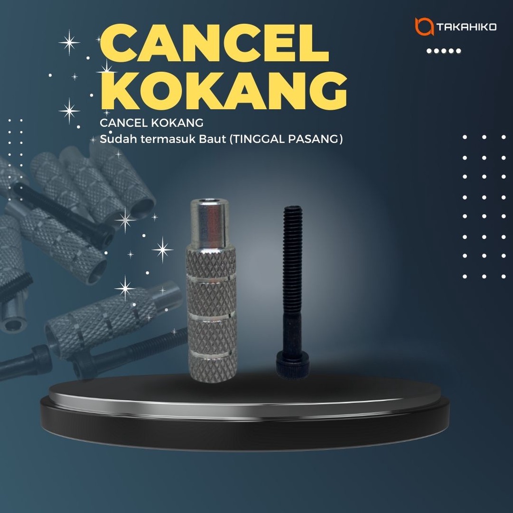 Cancel Kokang PCP Marauder Dan Roll Handle atau Kiri & Kanan Model Kartel + Baut CNC Berkualitas Bis