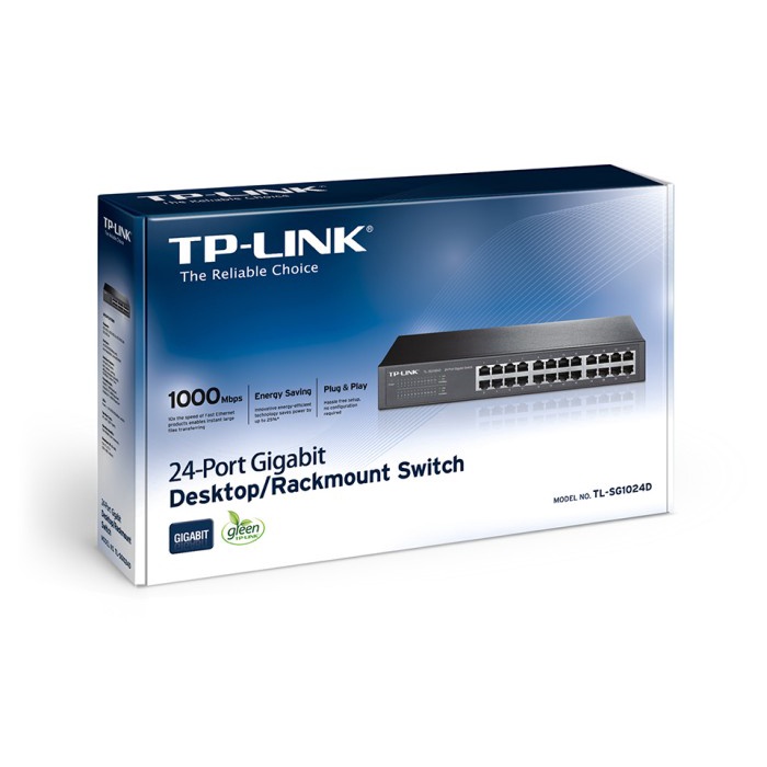 TP Link TL SG1024D Switch Hub 24 Port Gigabit Garansi Resmi