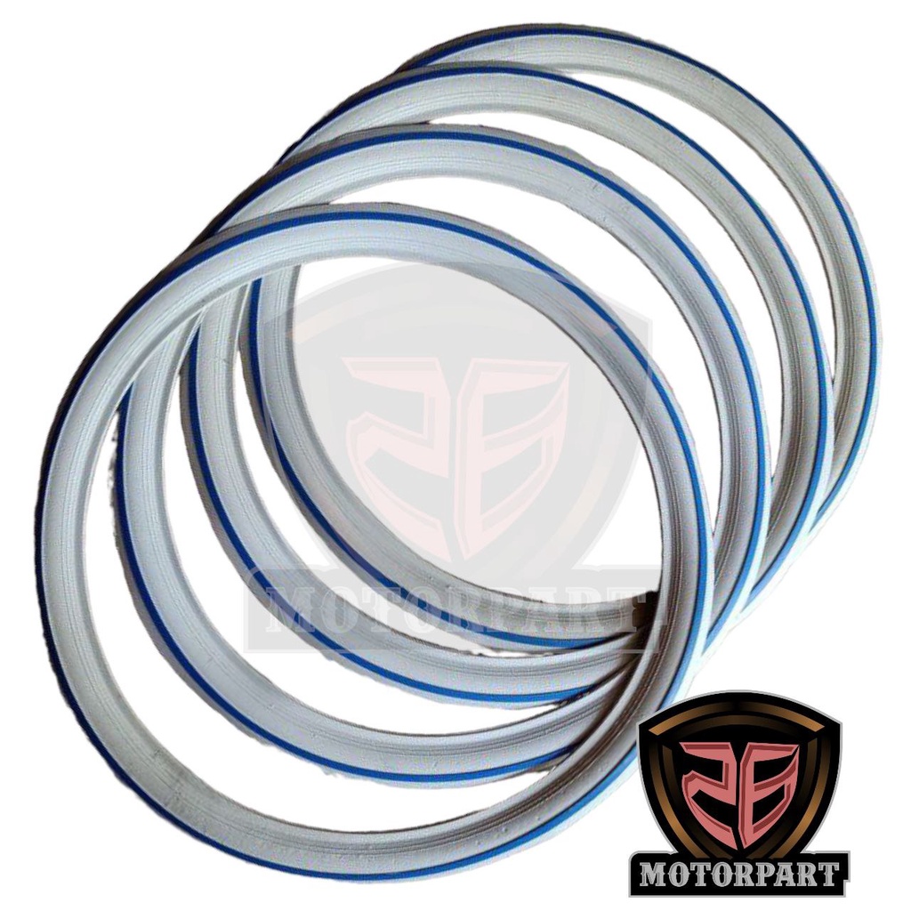 Lis ban lis ban ring 17 Lis ban motor classic Astrea grand prima star WARNA PUTIH LIS BIRU