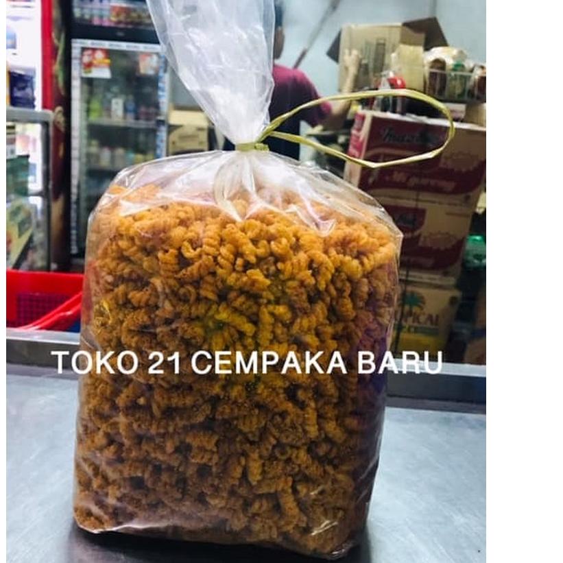 

♤ Makaroni Spiral Goreng PEDAS 1 BALL | Makroni Spiral Ulir Pedes Kiloan ♦