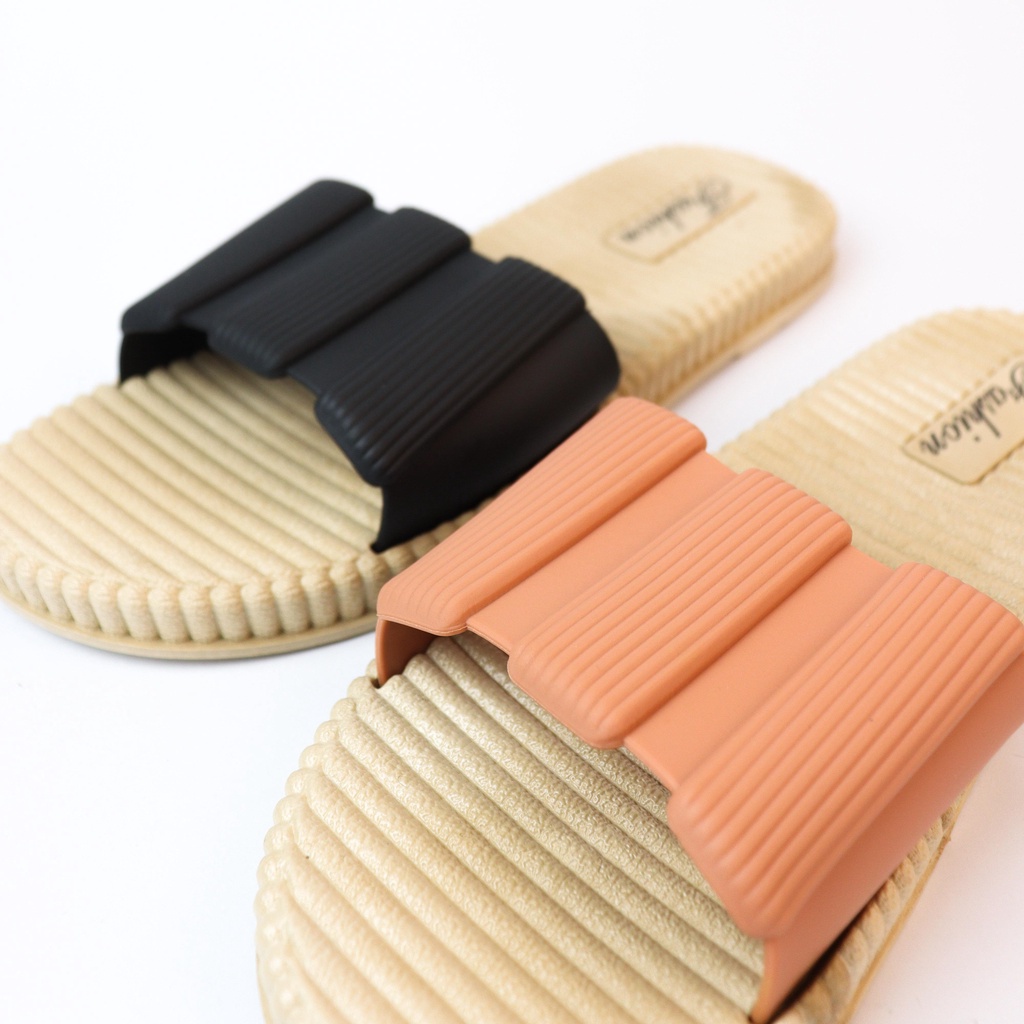 Kiky Sandal Selop Wanita Slip On Teplek - Demorin Sendal