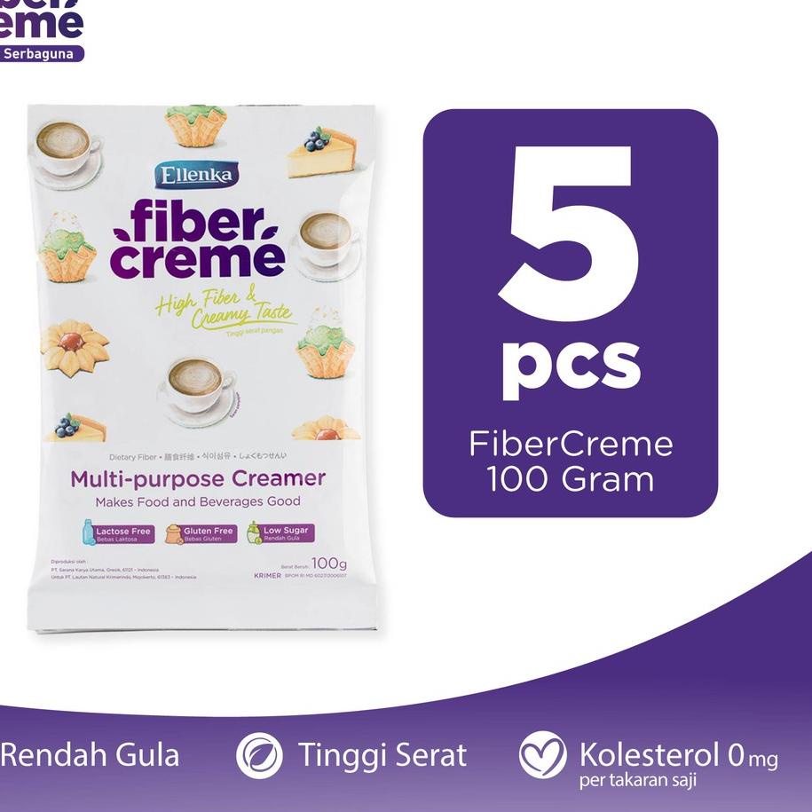 

▲ FiberCreme Sachet 100gr - 5 Pcs ♪