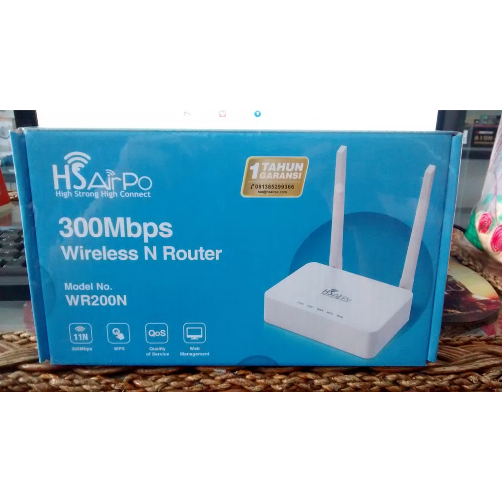 HSAirpo WR300N 300Mbps Wireless N Router