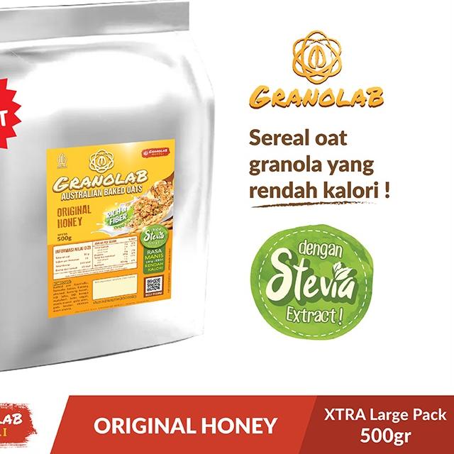 

♔ Granola 500 gr Original Honey - Granolab Muesli ❅