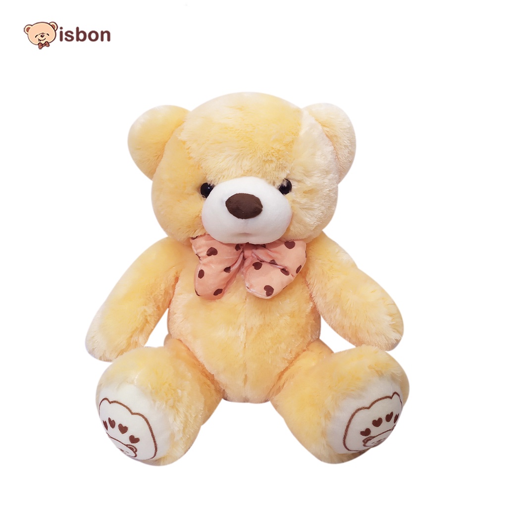 ISTANA Boneka beruang Teddy Bear happy Istana Boneka Love Bear with Ribbon Lucu SNI