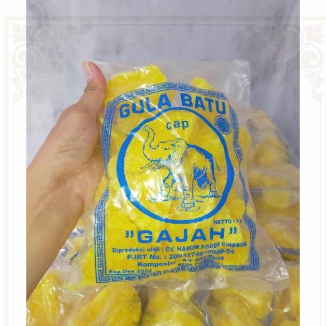 

Gula Batu Cap Gajah - Khas Cirebon 1 KG