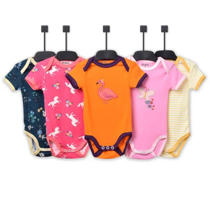 Carter Jumper Bayi Perempuan Lengan Pendek isi 5 Pcs P019