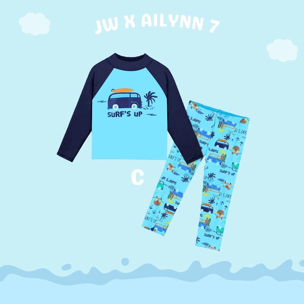 Baju Renang Anak Laki Laki / Cowok Junior Wardrobe x Ailynn  Vol. 7