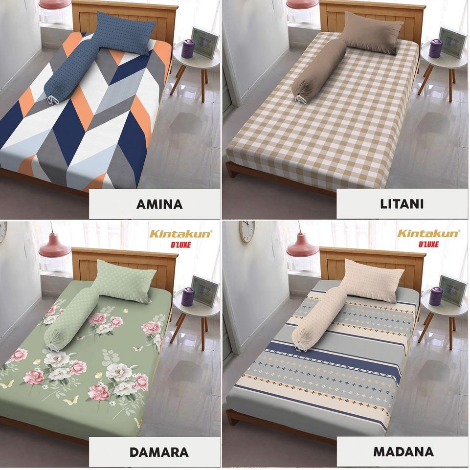 ۝ Kintakun Sprei D'Luxe Single Size Nirmana Edition Uk.  TINGGI 30 CM ➼
