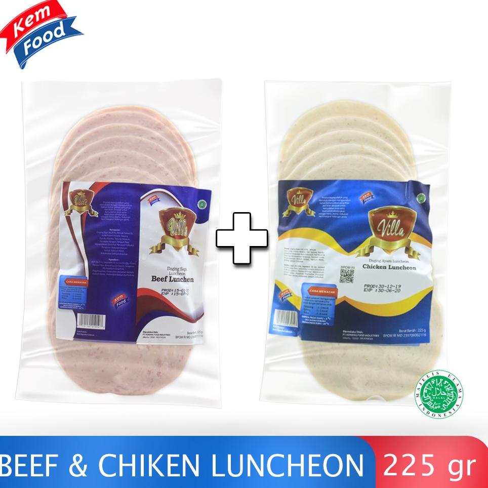 

Rzv10 Villa Paket 2 Pack Beef Luncheon 225gr + Chicken Luncheon 225gr Tidak akan Rugi