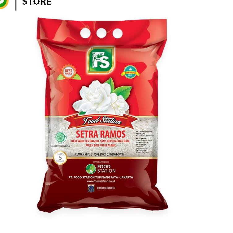 

✴ Food Station - Beras Melati Setra Ramos 5 Kg ➢