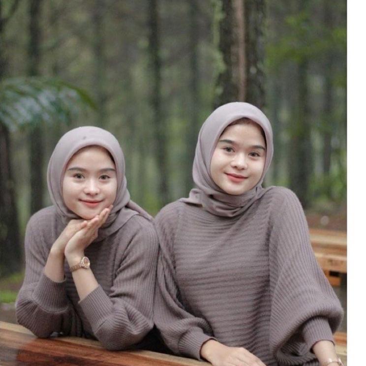 Ready Stok betwing prily rajut blouse/baju rajut wanita/rajut premium /outerwear 