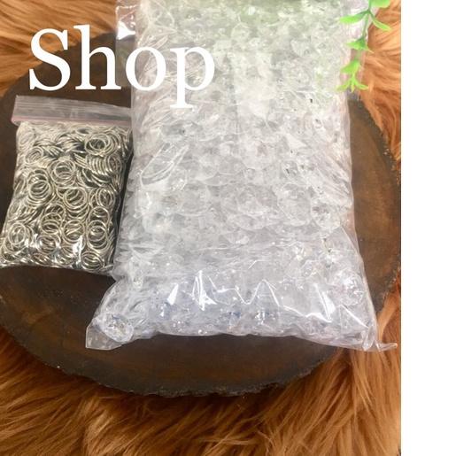 ➯ Tirai/Roncean/Juntai Kristal Akrilik (Paket Meronce Sendiri) ✬