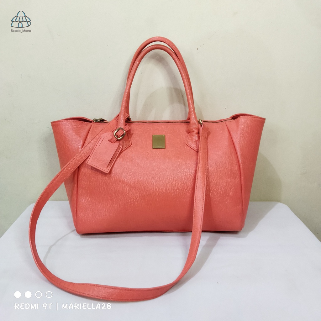 PRELOVED TAS WANITA KULIT ASLI BRAND COURONNE