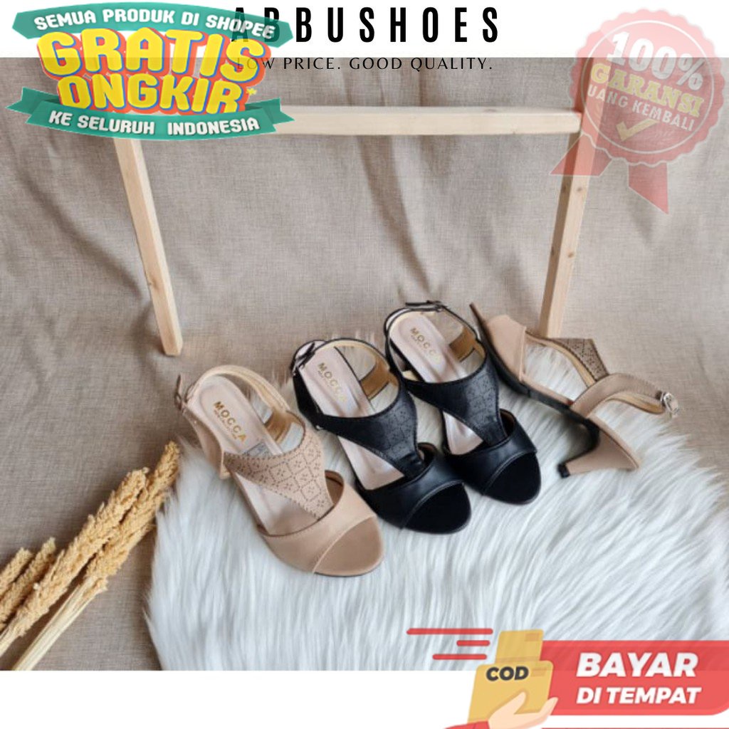 Sepatu Hak Tinggi Sendal Hels Wanita Import Wa 35  Untuk Pesta Model High Heels Selop Hils Heel Pere