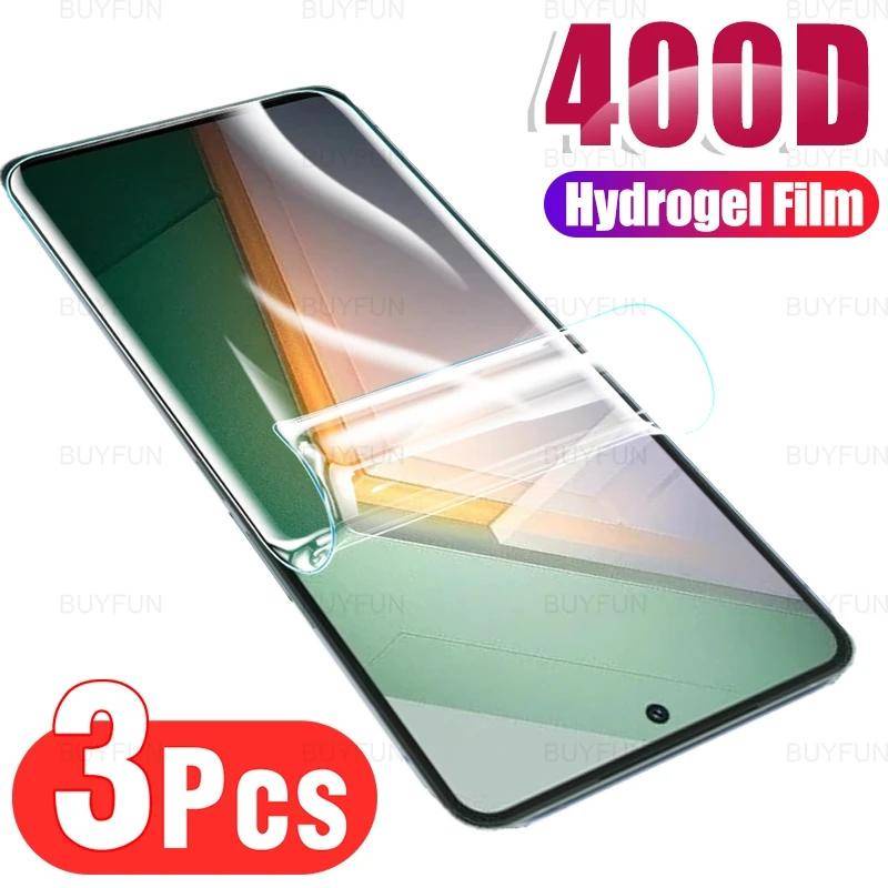 3pcs Untuk VIVO IQOO 11 Pro 3 5 7 8 9 10 Neo3 Neo5 Neo6 Neo7 SE Neo5 Lite Hydrogel Film Untuk VIVO IQOO Z1 Z1X Z3 Z5 Z5X Pelindung Layar