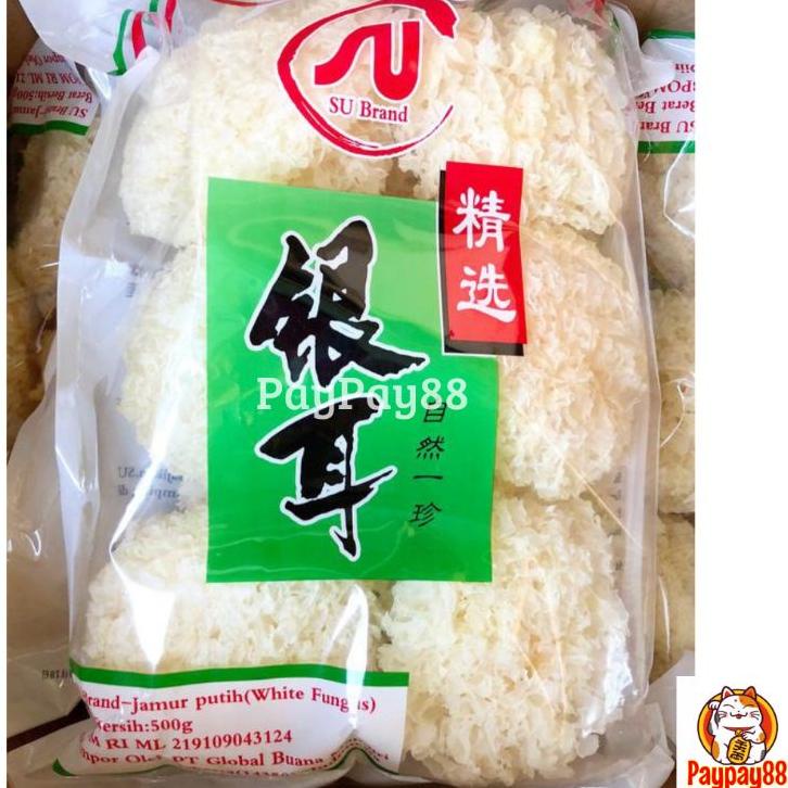 

♧ R SALJU PUTIH / SNOW WHITE FUNGUS / FU YIN ER / R ES KERING 500 gr ❇
