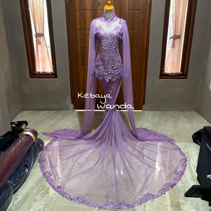 Gaun Pengantin / Gaun Pengantin Mewah / Kebaya Akad Nikah / Gaun Akad Nikah Terbaru / Baju Pengantin Murah / Kebaya Akad Kekinian