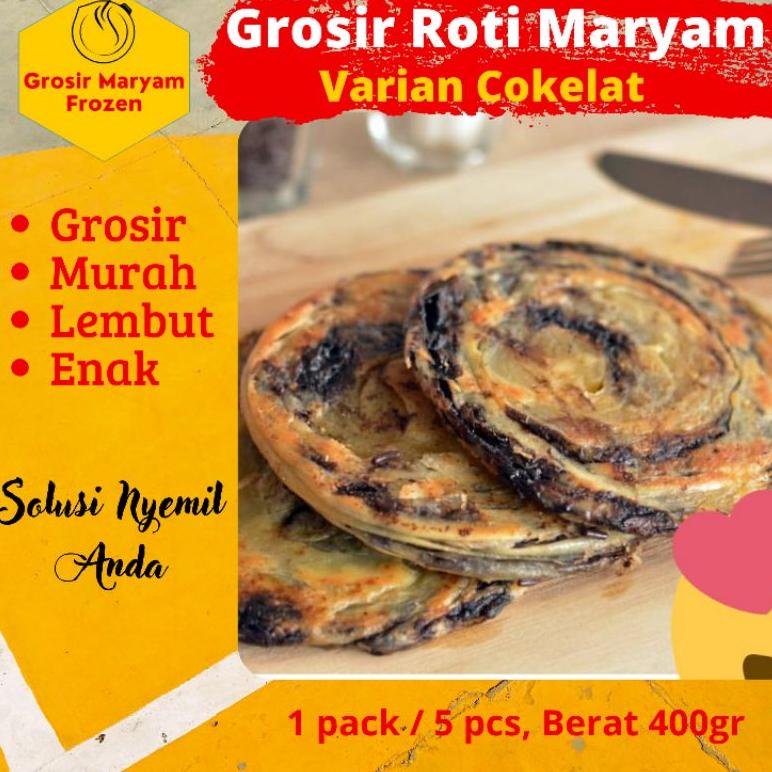 

Q22 ROTI MARYAM / COKELAT / ROTI CANAI / CANE / FROZEN FOOD / GROSIR / MAKANAN BEKU / CAMILAN SNACK / 1 PACK 5 PCS / MURAH BEST SELLER ま