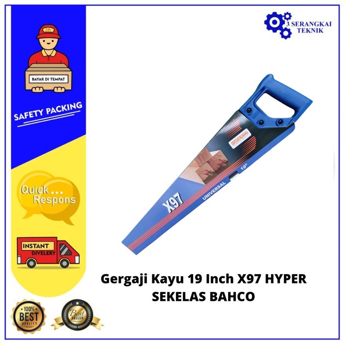 Gergaji Kayu 19 Inch X97 HYPER Original Sekelas BAHCO