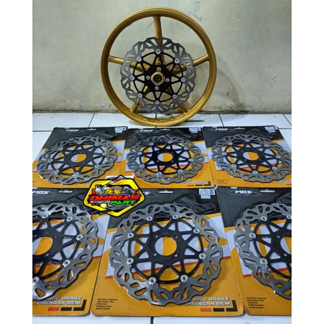 Piringan cakram mos copy tdr yamaha lubang 4 beat vario tiger supra kharisma cb gl