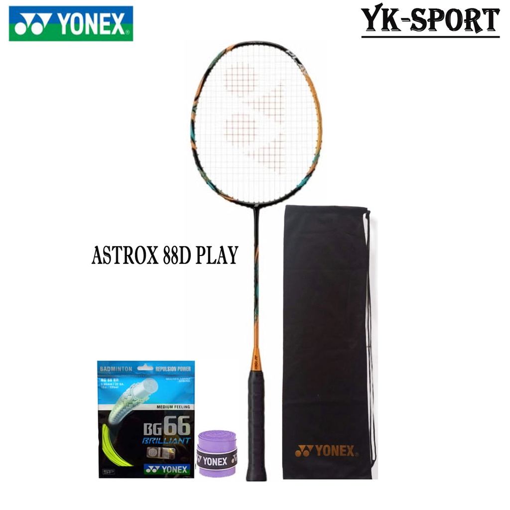 Raket Badminton Yonex Astrox 88D Play Raket Yonex Astrox 88D Play Bonus Komplit