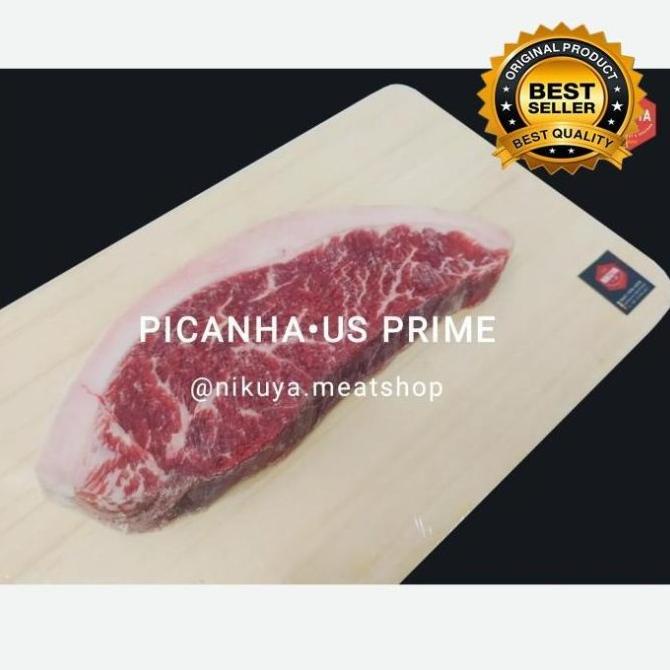 

PICANHA / RUMP CAP US PRIME GRAINFED PREMIUM STEAK BEEF IMPORT H65464UJ