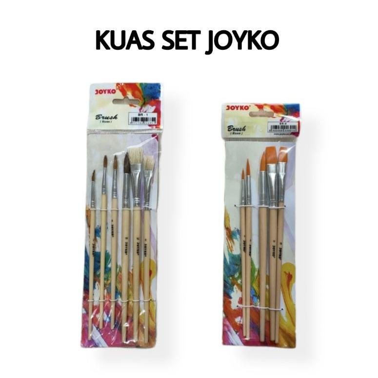 

F89 1 set Kuas Lukis Joyko BR-1 dan BR-8 TREND KEKINIAN う