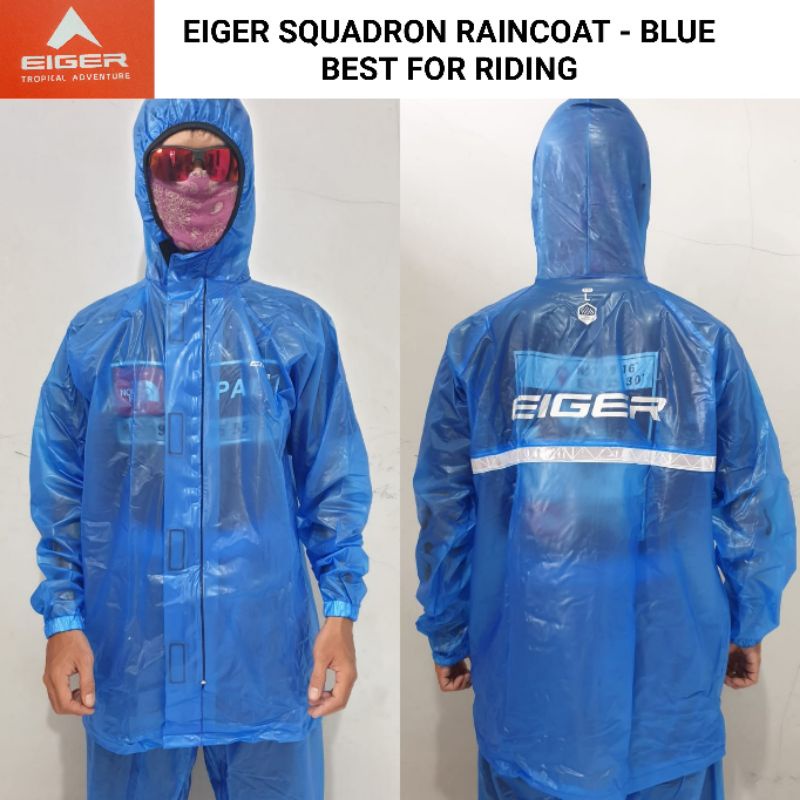 Jas Hujan Eiger1989 Squadron raincoat Riding Original